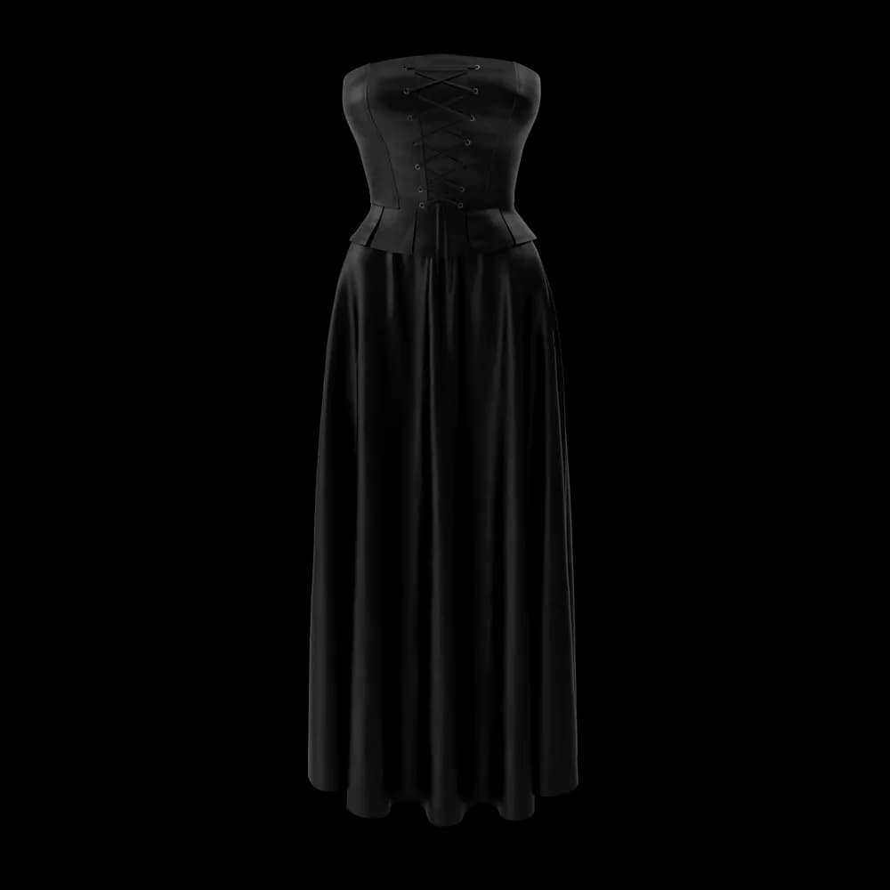 Corset With Black Skirt — image 1 of 4