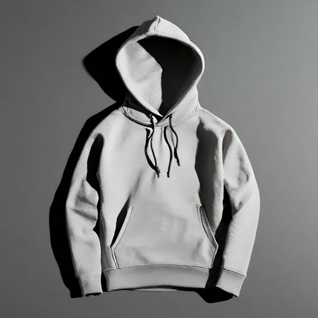 Classic Heather Gray Hoodie — image 1 of 3