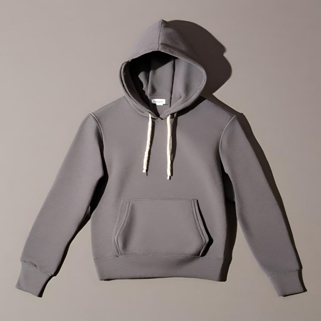 Classic Grey Hooded Sweatshirt — image 1 of 3