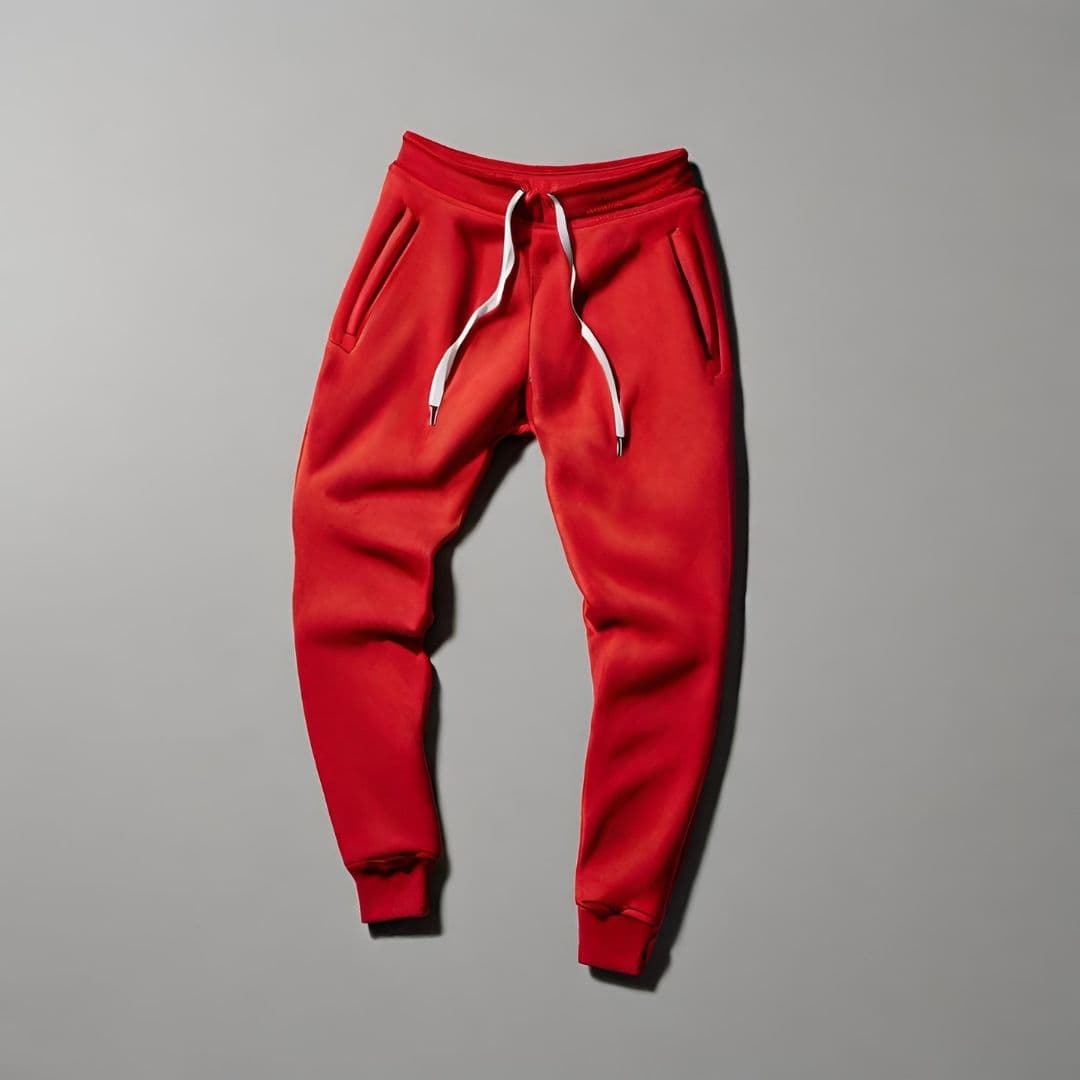 Classic Red Jogger Sweatpants — image 1 of 3