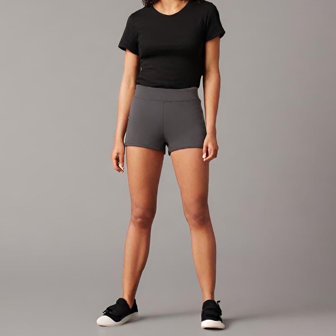 Classic High-Waisted Athletic Shorts — image 1 of 3