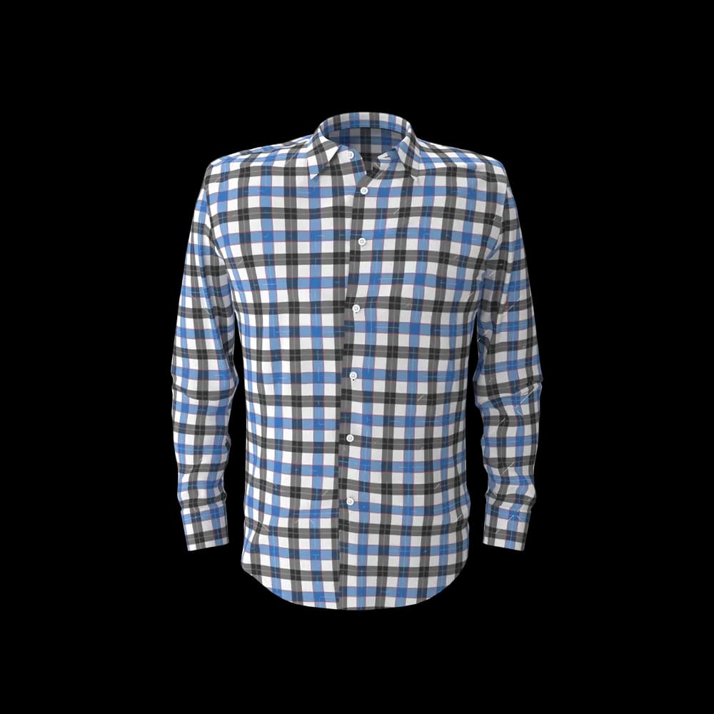 Blue & Black Check Shirt — image 1 of 3