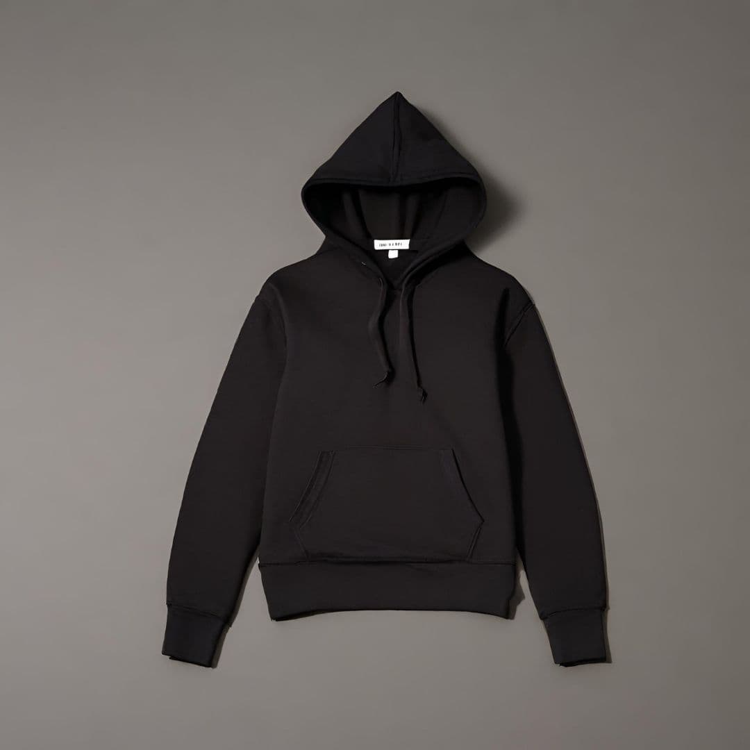 Classic Black Hooded Sweatshirt — image 1 of 2