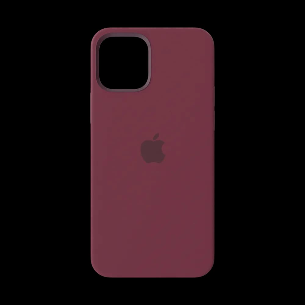 IPhone 12 Silicone Case with MagSafe Plum — image 1 of 2