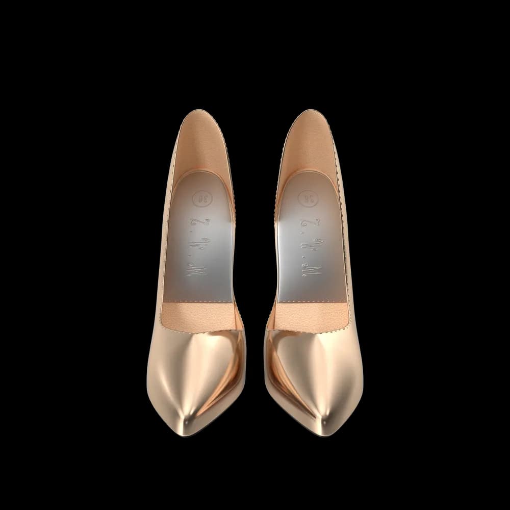 Golden Shoes Woman — image 1 of 2
